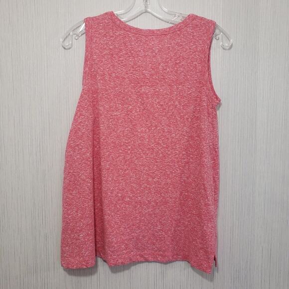 True Craft NWOT sleeveless peace sign & stars graphic sleeveless shirt juniors L - Picture 3 of 6